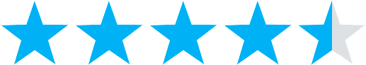 rating: 4.5 stars